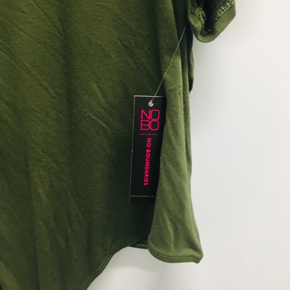 ‼️CLOSING SALE EVERYTHING MUST GO‼️ NWT Green short sleeve shirt body suit - Picture 6 of 6